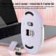 Souris Sans Fil Transparente Colorée Dual Mode 2.4G Bluetooth 5.0 Ergonomique Avec LED et Batterie Longue Durée - www.yonis-s...