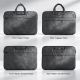 Sacoche Pour Ordinateur Portable 13 À 14 Pouces Déperlante Avec Protection Antichoc Et Sangle De Valise - www.yonis-shop.com