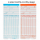 90 PCS Paper Time Card - www.yonis-shop.com