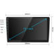 Autoradio Navigation Intégrée Écran 10 Pouces 1+16G HD Bluetooth GPS WiFi Caméra 12 Lumières USB FM - www.yonis-shop.com