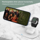 Chargeur Sans Fil Magnétique 5 en 1 Ultra Rapide Pour iPhone Apple Watch Air Pods Avec Lampe LED Réglable et Chargement Multi...