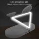 Chargeur Sans Fil Magnétique 5 en 1 Ultra Rapide Pour iPhone Apple Watch Air Pods Avec Lampe LED Réglable et Chargement Multi...