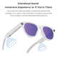 Lunettes Connectées Avec Caméra 8 Mégapixels Appels Bluetooth Assistant Vocal IA Et Traduction Multilingue - www.yonis-shop.com