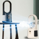 Ventilateur Vertical Sans Pales Portable USB Rechargeable Avec Affichage LED 6 Vitesses Et Batterie Intégrée 2000 mAh - www.y...