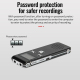Dictaphone HD Mini Enregistreur Vocal Réduction De Bruit 32GB Écran LED 90H Autonomie - www.yonis-shop.com