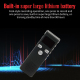 Dictaphone HD Mini Enregistreur Vocal Réduction De Bruit 16GB Écran LED Métal 90H Autonomie - www.yonis-shop.com