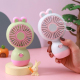 Ventilateur De Bureau Pour Enfant Rechargeable USB À Main Ou Sur Pied Design Lapin 250 mAh Bleu Clair - www.yonis-shop.com