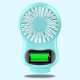 Mini Ventilateur De Bureau USB Avec Horloge Silencieux Portable Batterie 800 mAh - www.yonis-shop.com