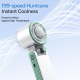 Ventilateur Portable Pliable À Main Avec Affichage Numérique Batterie 3600 mAh 199 Vitesses Et Mode Tour De Cou - www.yonis-s...