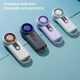 Mini Ventilateur À Main Haute Vitesse Avec Affichage Numérique 5 Vitesses Batterie 2000 mAh Et Port Type C - www.yonis-shop.com