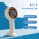 Ventilateur Portable À Main 5 Vitesses Avec Affichage LED Batterie 3000mAh Recharge USB-C Et Support De Bureau - www.yonis-sh...