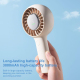 Ventilateur Portable À Main 5 Vitesses Avec Affichage LED Batterie 3000mAh Recharge USB-C Et Support De Bureau - www.yonis-sh...