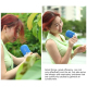Mini Climatiseur Portable USB Rechargeable Avec Ventilateur Double Mode Refroidissement 2 À 4 Degrés Format Compact 12x7x3 cm...