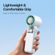 Mini Ventilateur Portable 199 Vitesses Écran LED Molette Surface Céramique Rafraîchissante Batterie 3000mAh Pliable - www.yon...