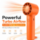 Mini Ventilateur Portable Rechargeable Avec Support De Bureau Moteur 10000 Tours Par Minute USB C 2 Modes Compact - www.yonis...