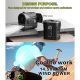 Ventilateur Portable À Porter À La Taille Avec Moteur Silencieux Batterie 8000 mAh 5 Vitesses Et Éclairage LED - www.yonis-sh...