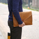 Sacoche Ordinateur Portable En Cuir Véritable Pour Laptop Et Tablette 13 Pouces Protection Contre Chocs Rayures Et Poussière ...
