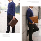 Sacoche Ordinateur Portable En Cuir Véritable Pour Laptop Et Tablette 13 Pouces Protection Contre Chocs Rayures Et Poussière ...