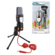 Microphone Haute Sensibilité Avec Support Mobile Réduction De Bruit Pour Ordinateur Et Téléphone - www.yonis-shop.com