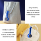 Mini Ventilateur Portable Rechargeable USB Type C À 5 Vitesses Avec Affichage Numérique Et Support Pliable - www.yonis-shop.com