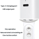 Ventilateur Portable Silencieux Rechargeable USB-C 3 Vitesses Avec Crochet Et Fonction Bureau - www.yonis-shop.com