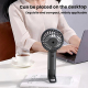 Ventilateur Portable Silencieux Rechargeable USB-C 3 Vitesses Avec Crochet Et Fonction Bureau - www.yonis-shop.com