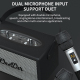 Enceinte Bluetooth Extérieure Sans Fil Avec Deux Micros Orange Puissance 40W Batterie 5000mAh Autonomie 8h - www.yonis-shop.com