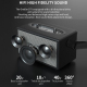 Enceinte Bluetooth Extérieure Sans Fil Avec Deux Micros Orange Puissance 40W Batterie 5000mAh Autonomie 8h - www.yonis-shop.com