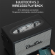 Enceinte Bluetooth Extérieure Sans Fil Avec Deux Micros Orange Puissance 40W Batterie 5000mAh Autonomie 8h - www.yonis-shop.com
