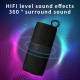 Enceinte Bluetooth Portable Sans Fil Stéréo 3D Subwoofer Avec FM USB LED étanche Micro Anti-Bruit TWS - www.yonis-shop.com