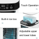 Mini Rafraîchisseur D’Air Avec Humidification Ultrasonique Double Brumisation Réservoir 900 Ml Ventilateur Neuf Pales - www.y...