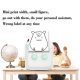 Mini Imprimante Thermique Bluetooth Portable Avec Lumière Ambiante Colorée et Batterie Rechargeable - www.yonis-shop.com