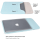 Sacoche Ordinateur Portable 15.4 Pouces Étanche Et Résistante En Cuir PU Et Nylon Pour MacBook Samsung Xiaomi Lenovo Sony DEL...