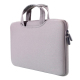 Sacoche Ordinateur Portable 15.6 Pouces Design Élégant Avec Poignée Cachée Matériau Respirant Et Poche Externe Pour Accessoir...