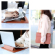 Sacoche Ordinateur Portable Cuir PU Étanche et Résistante Avec Support Intégré Taille 14.1-15.4 Pouces Design Léger et Pratiq...