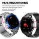 Montre Connectée Sportive Étanche IP67 Avec Appel Bluetooth Moniteur De Santé Et Écran Tactile 1.43 Pouces - www.yonis-shop.com
