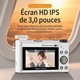 Caméra Numérique 8K Pour Vlog Avec Autofocus Zoom 18x Écran IPS 3 Pouces Et WiFi - www.yonis-shop.com