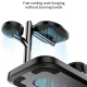 Chargeur Sans Fil Magnétique 5 En 1 Avec Enceinte Bluetooth Veilleuse Et Réveil Support Rotatif 25° - www.yonis-shop.com