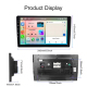 Autoradio Android 13 Écran 10.1 Pouces CarPlay Sans Fil GPS Bluetooth WiFi Navigation DSP Mirror Link Caméra AHD - www.yonis-...