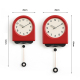Horloge Murale À Pendule Beige Pour Salon Silencieuse Avec Balancier Acrylique Bicolore Et Cadran 3D Gravé Au Laser - www.yon...