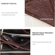 Portefeuille Homme Porte-Carte Protection Magnétique RFID Véritable Cuir Anti-Magnet Paquet Passeport Marron - www.yonis-shop...