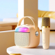Microphone Sans Fil Bluetooth Avec Enceinte Portable Et Lumières RGB Pour Chanter - www.yonis-shop.com