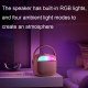 Microphone Sans Fil Bluetooth Avec Enceinte Portable Et Lumières RGB Pour Chanter - www.yonis-shop.com