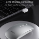 Souris Sans Fil Rechargeable 2.4G Ultra Fine Confortable Avec Batterie Longue Durée DPI Réglable Anti-Sueur Anti-Dérapant - w...