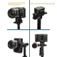 Perche Selfie Trépied Pour Téléphone Et Appareil Photo 47 À 170 Cm Avec Télécommande Bluetooth Et Tête 3D - www.yonis-shop.com