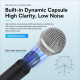 Kit De Deux Microphones Sans Fil À Main 2.4 GHz Avec Récepteur Portée 50 M Et Verrouillage Du Bruit - www.yonis-shop.com
