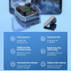 Ecouteurs Bluetooth Avec Affichage Digital Et Commande Tactile Pour Une Expérience Audio HIFI - www.yonis-shop.com