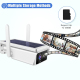 Caméra de Surveillance Extérieur IP 1080p Wifi Batterie Energie Solaire Vision Nocturne Détection Mouvement - www.yonis-shop.com