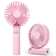 Ventilateur Portable Pliable À Main 3 Vitesses Veilleuse Batterie 1500 mAh Recharge USB Et Utilisation Sur Bureau - www.yonis...