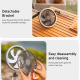 Ventilateur De Camping Portable 10000 mAh Avec Trépied Réglable Tête Orientable Lumière Colorée Et Télécommande - www.yonis-s...